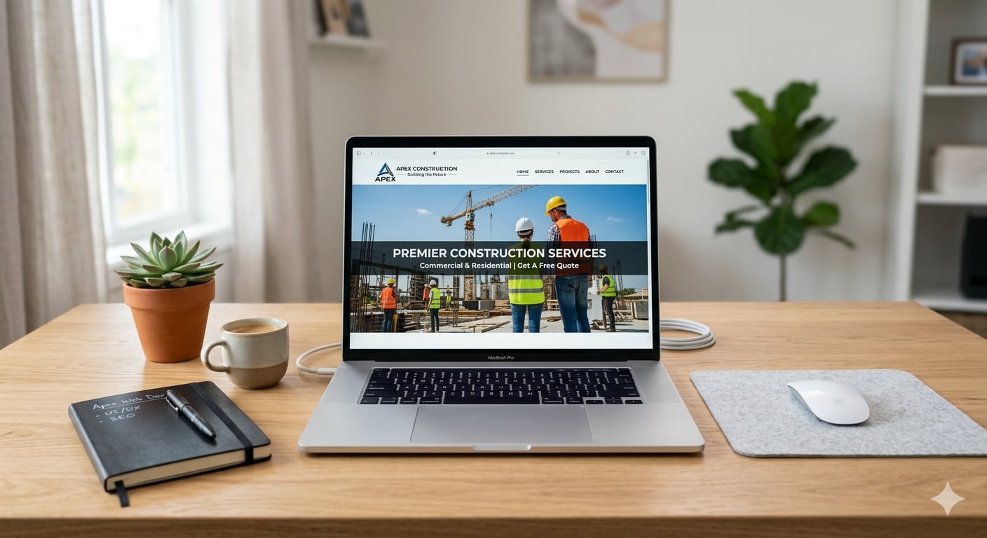 Web analytics dashboard showing Houston SEO results