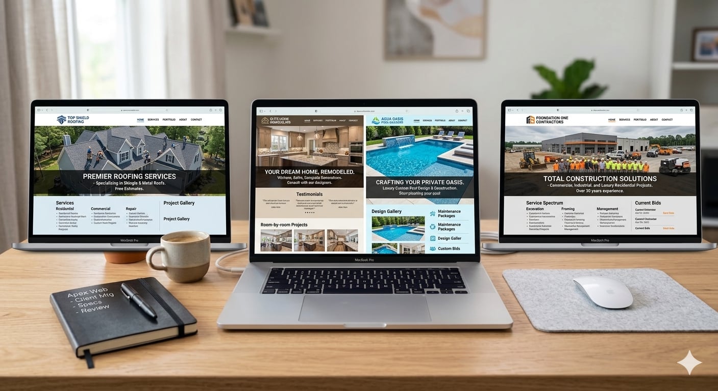 Solidframe Web team collaborating on web design in Houston Texas